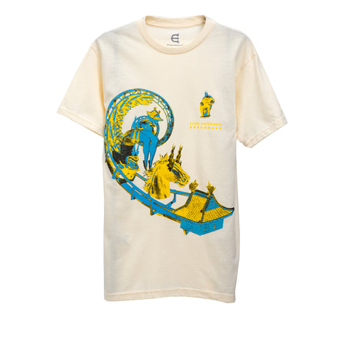 Evisen Fuji Q T-Shirt Cream 173720134 Degli Uberti